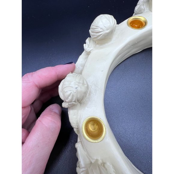 Vintage Abbey Press Advent Wreath Candle Holder Children All Over The World  - Picture 13 of 13